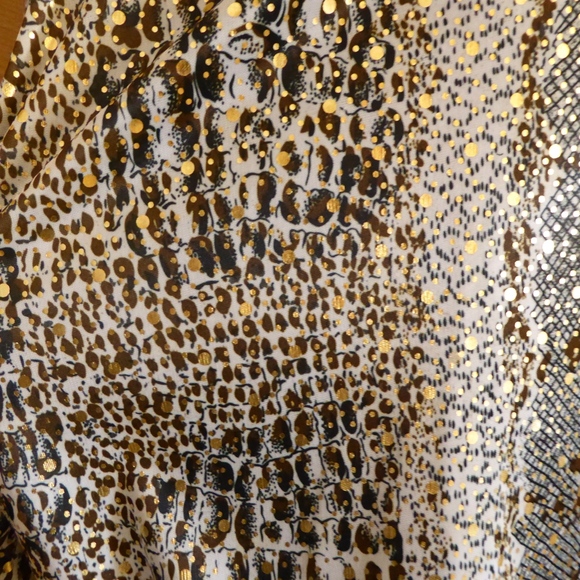 Pacific I.D. Full Zip Bomber Jacket Animal Reptile Shiny Funky - Picture 6 of 8